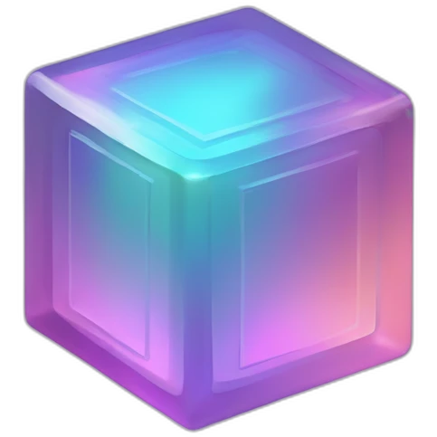 Pastel Gradient Hue Bismuth Orb emoji