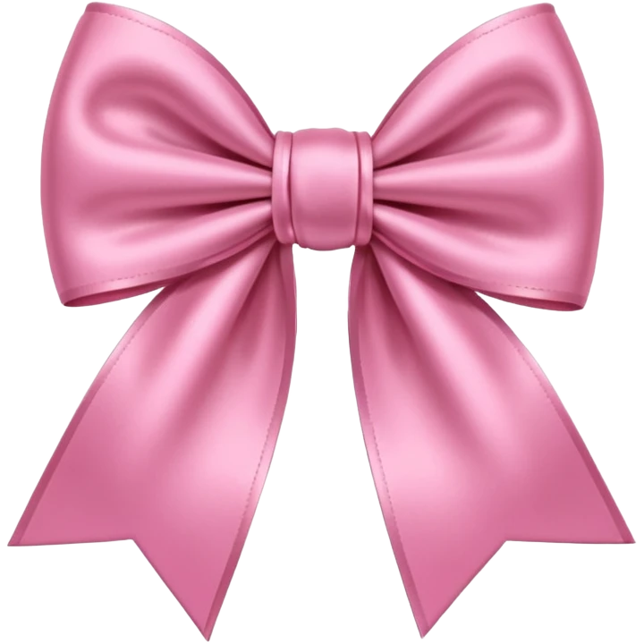 pink bow emoji