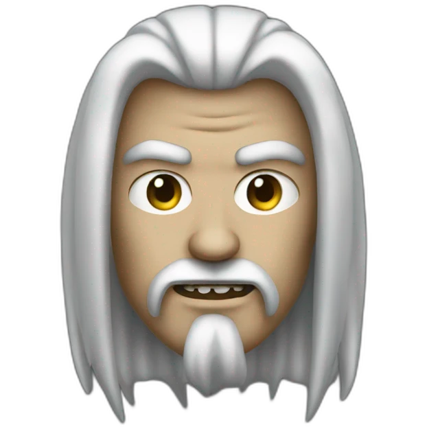 Heavy metal man emoji