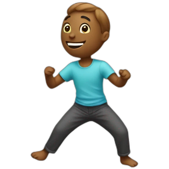 Chat qui danse emoji