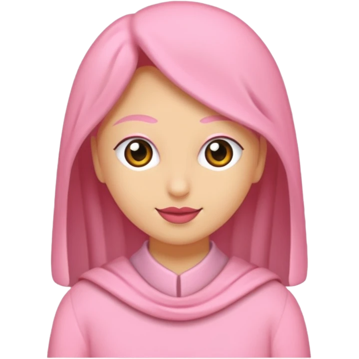 Pembe sihir tozlu ay emoji