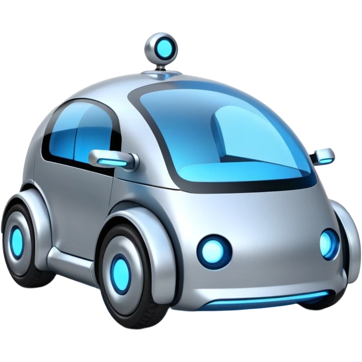 future delivery car robot emoji