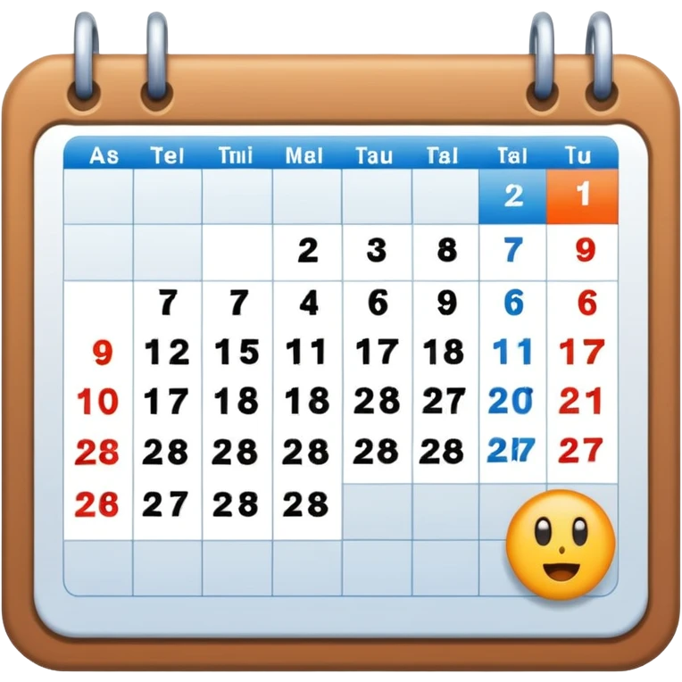 calender emoji