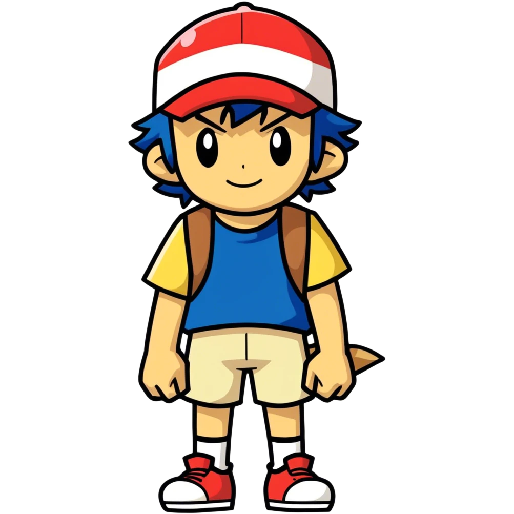 25 yo ash ketchum 6' tall, looking mature and desireable emoji
