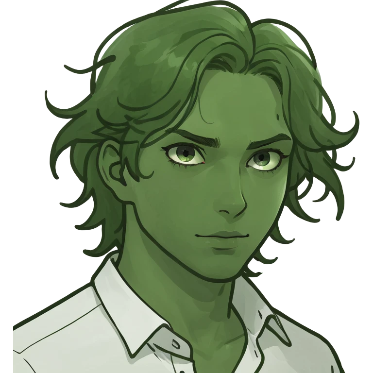 handsome male memoji, tan skin, wavy hair, white shirt unbuttoned, seductive smile, romantic lover vibe, dreamy eyes emoji
