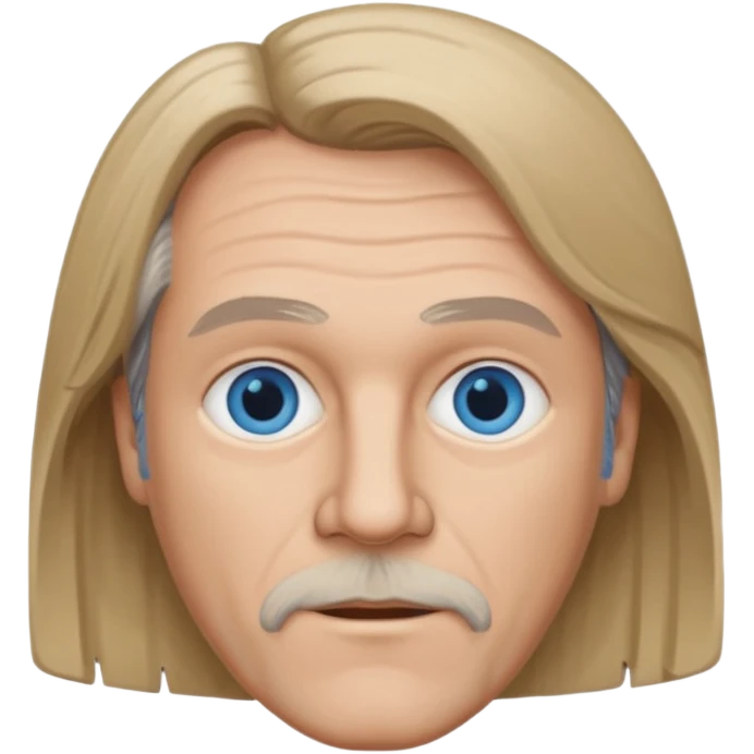 Benny Andersson with blue eyes, dark blonde hair emoji