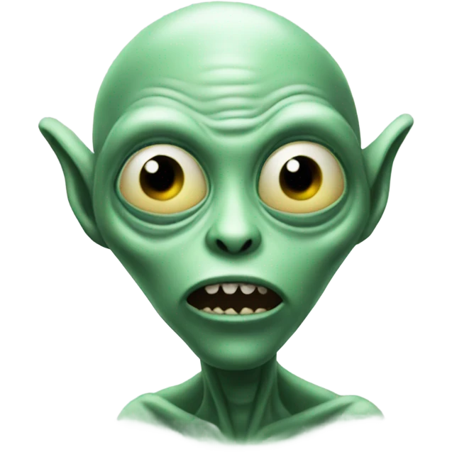 An Alien but silly emoji