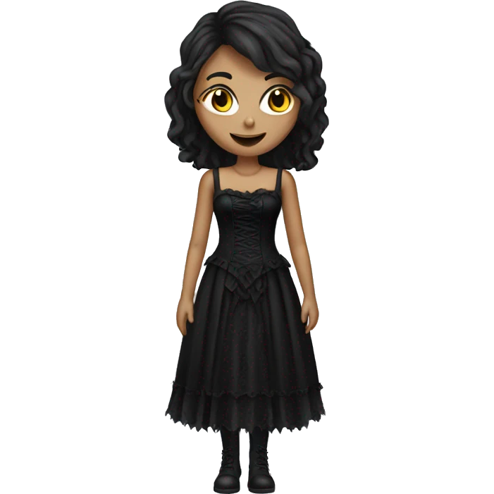 Gothic dress  emoji