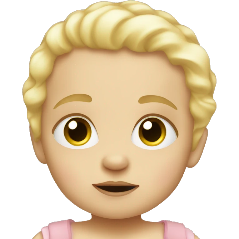 blonde baby doesn't sleep emoji