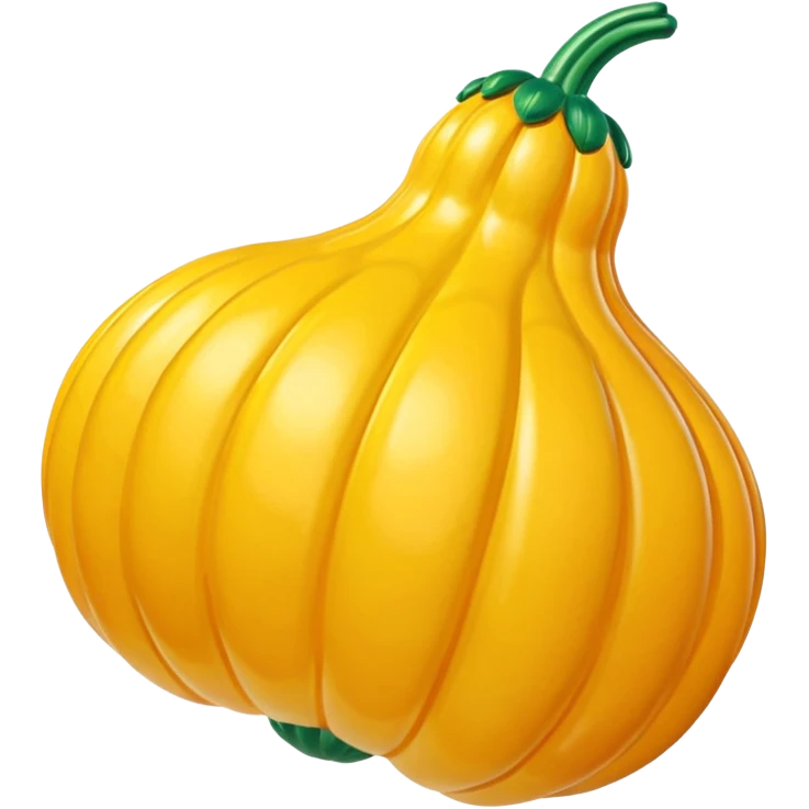   jeff koons style inflatable squash  emoji