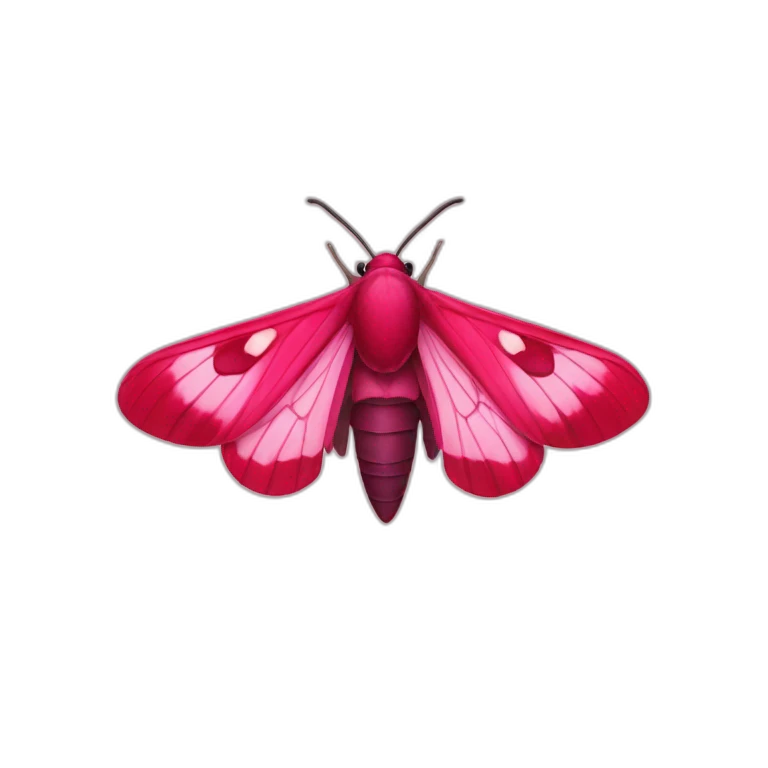 Cerise Moth emoji