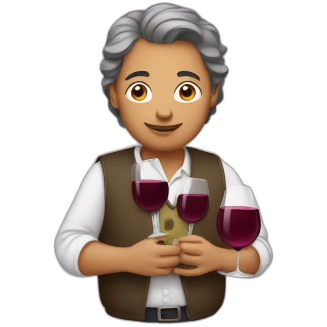 Wine lover. emoji