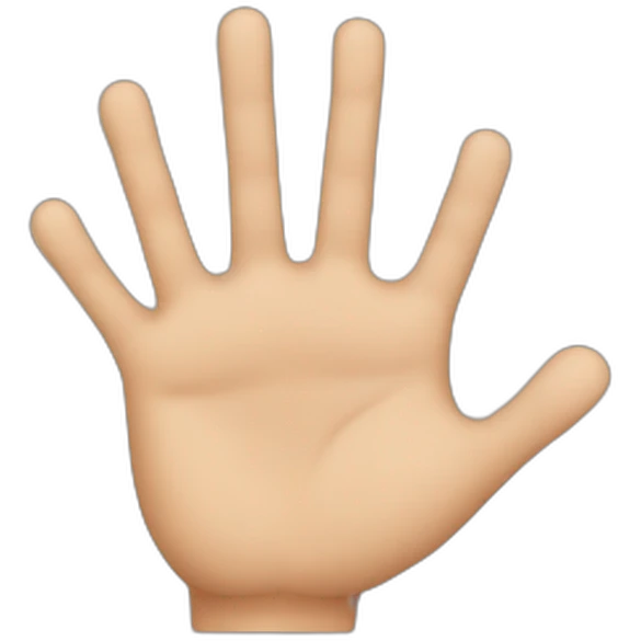 indicate fingure emoji