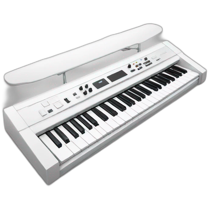 white synthesizer emoji