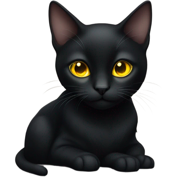 Black cat emoji