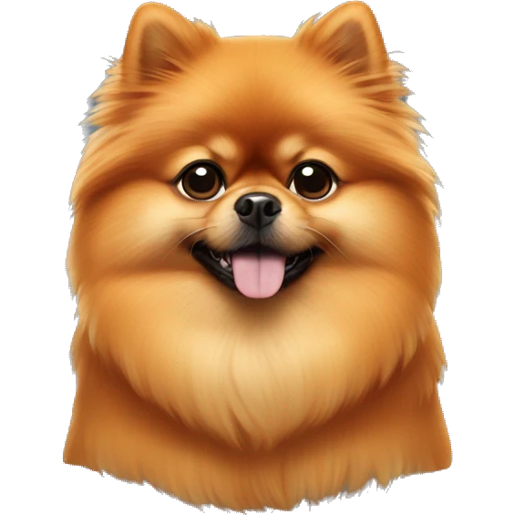 orange pomeranian being star wars emperor emoji