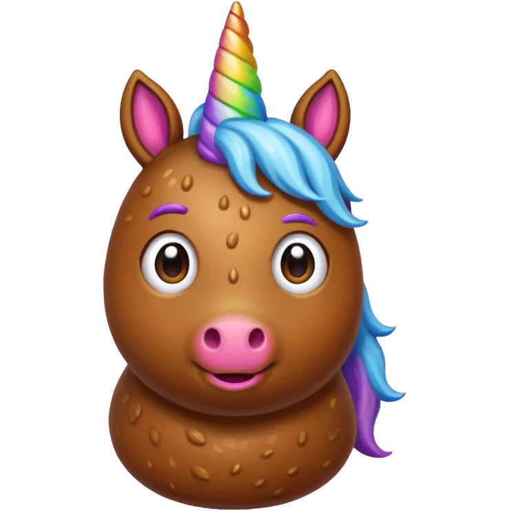 Poop unicorn  emoji
