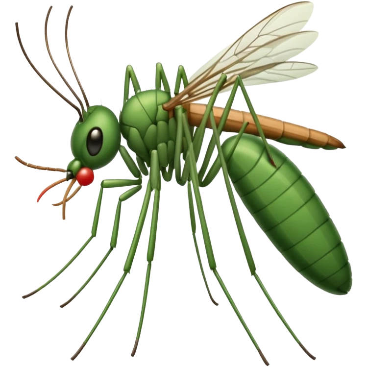 mosquito aedes fumando un cigarro emoji