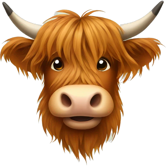 Highland cow emoji