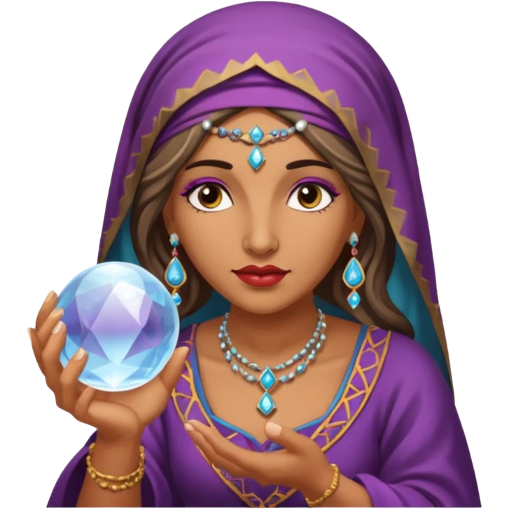 Gypsy fortune teller – Crystal ball




















 emoji