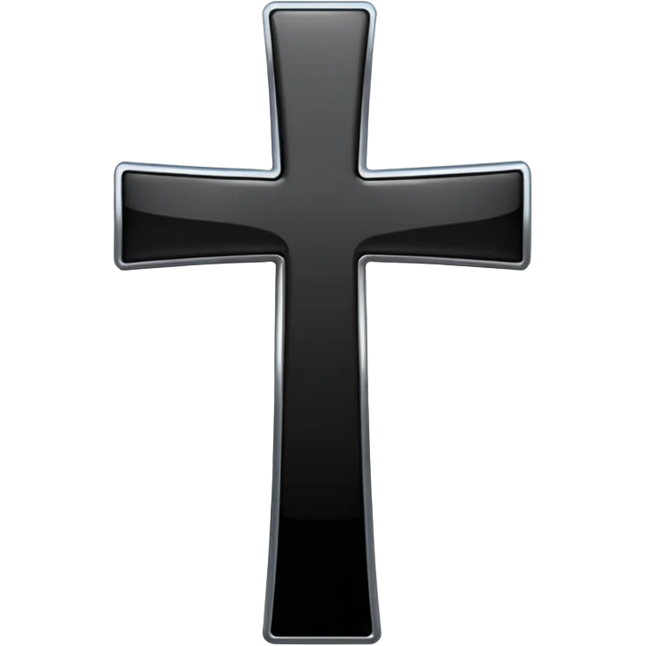 christan cross black emoji