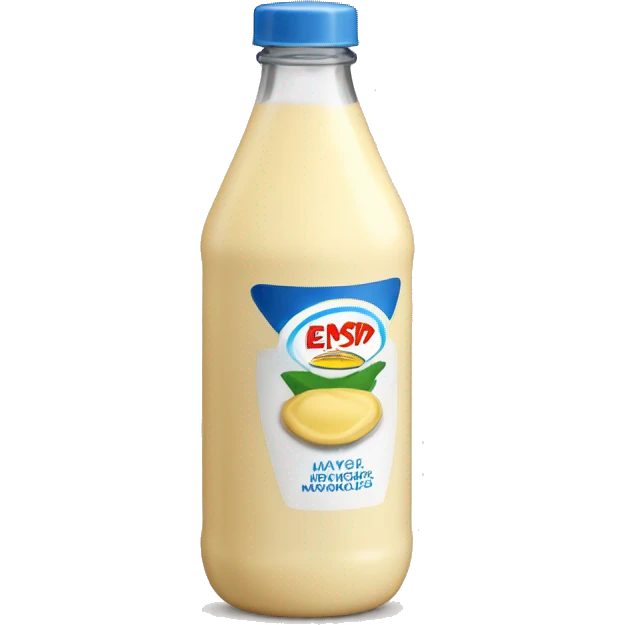 one bottle of Mayonnaise emoji