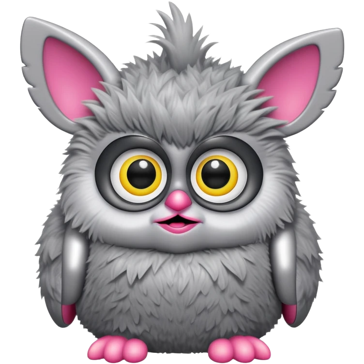 1st generation grey furby 1990’s emoji