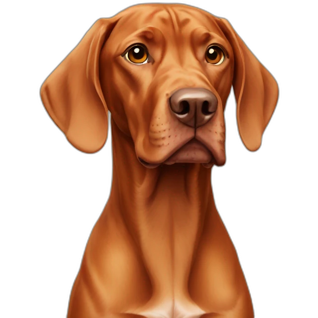 Dog vizsla full-height emoji