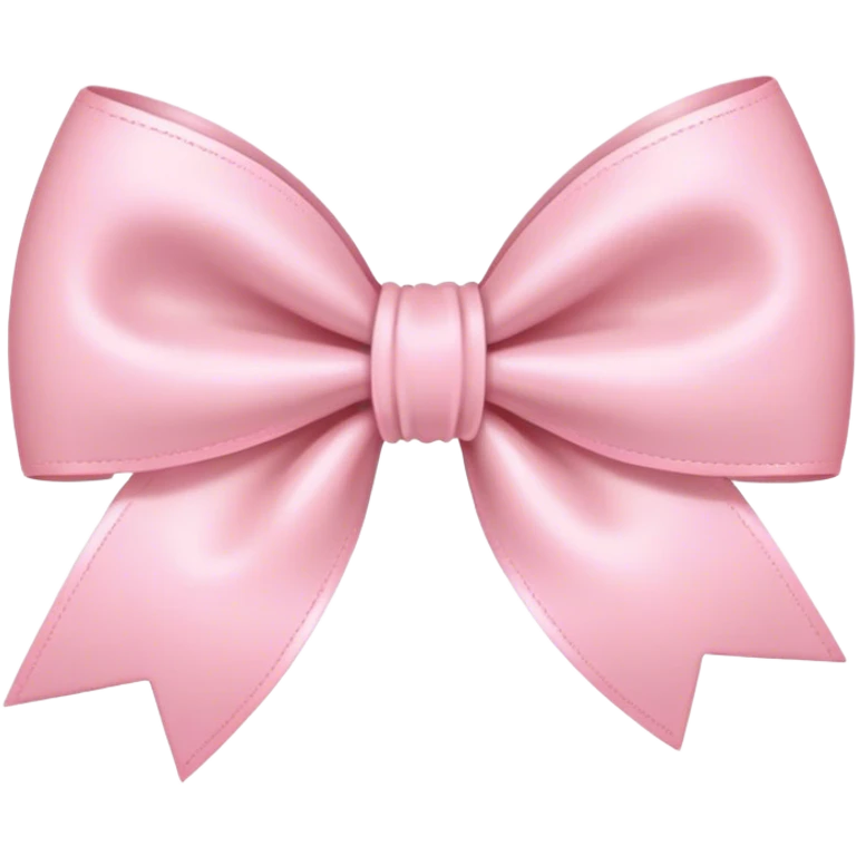 light pink bow on light pink bow emoji