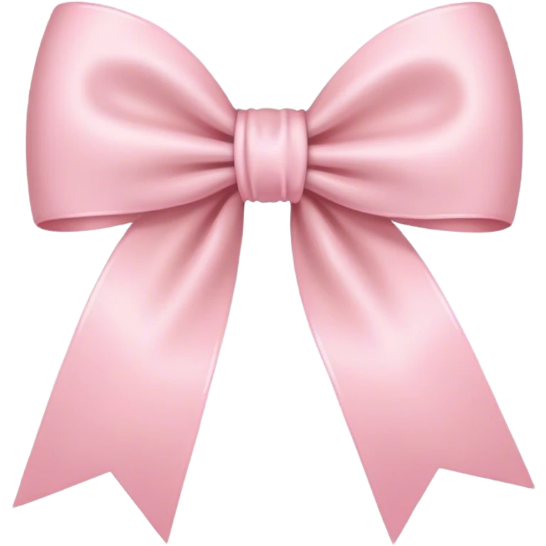 light pink bow on light pink bow emoji