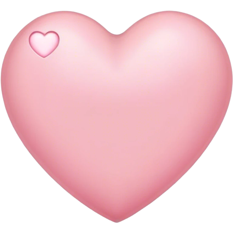 light pink heart emoji