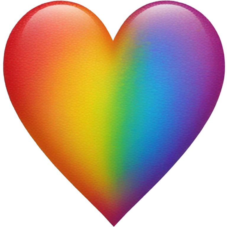 Rainbow heart emoji