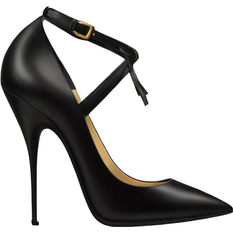 saint laurent high heels emoji