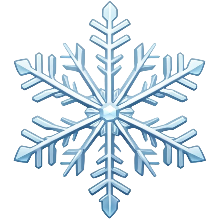 white snowflake emoji