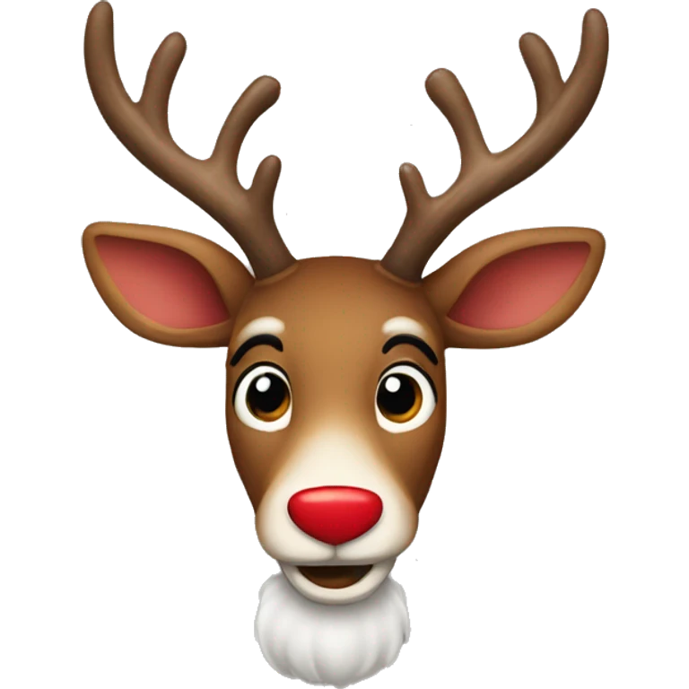 Red Nosed Reindeer emoji