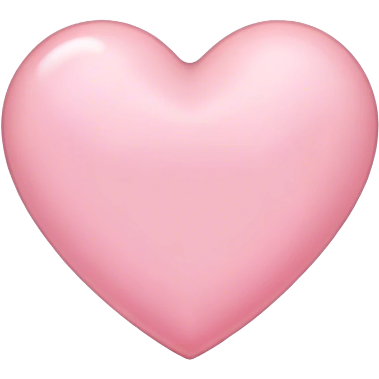 light pink heart emoji
