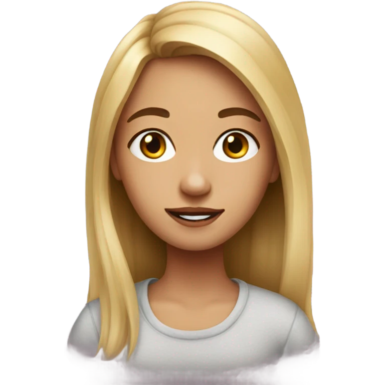 realistic portrait of girl emoji