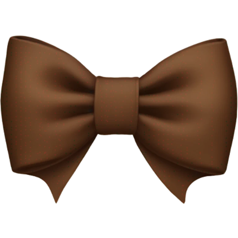 Brown bow emoji