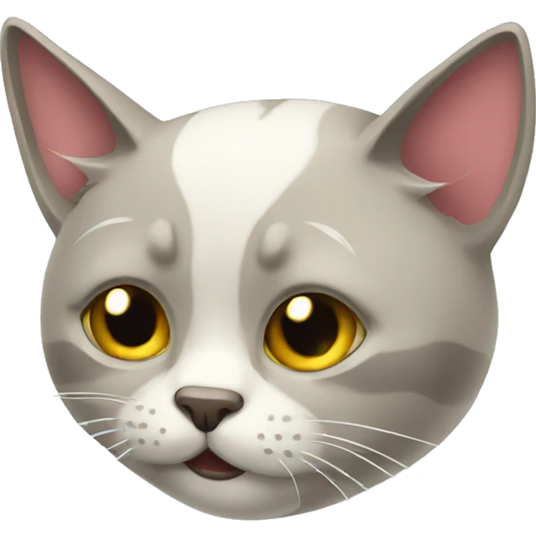 Cat with cold flu emoji