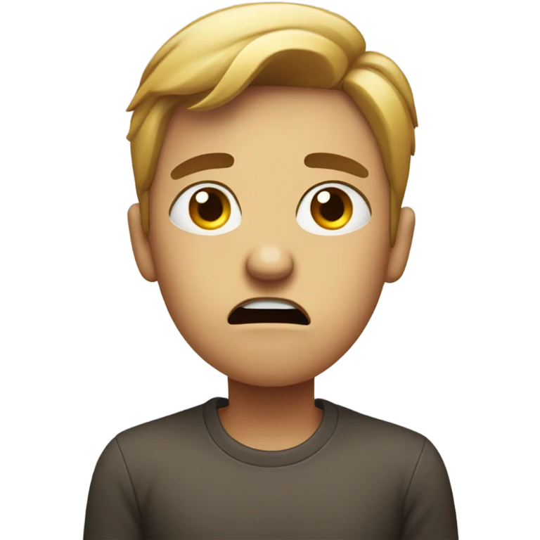 Scared emoji