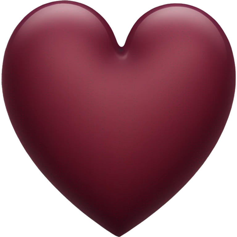 wine red colour heart  emoji
