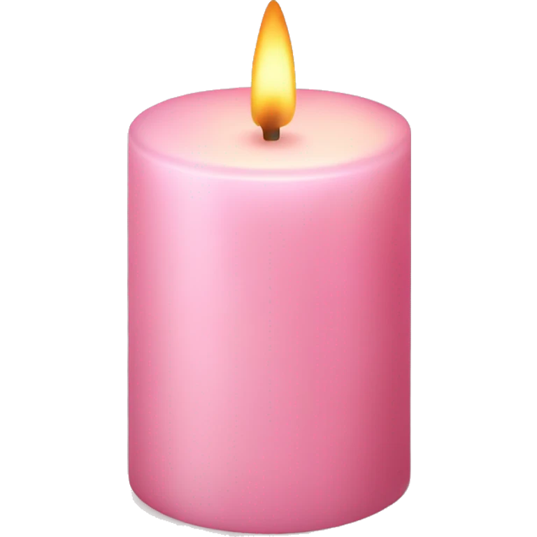 light pink candle emoji