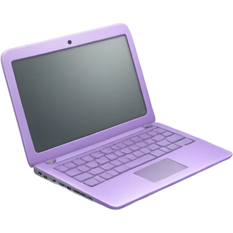 Lilac laptop emoji