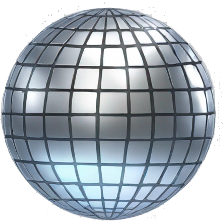 silver disco ball emoji