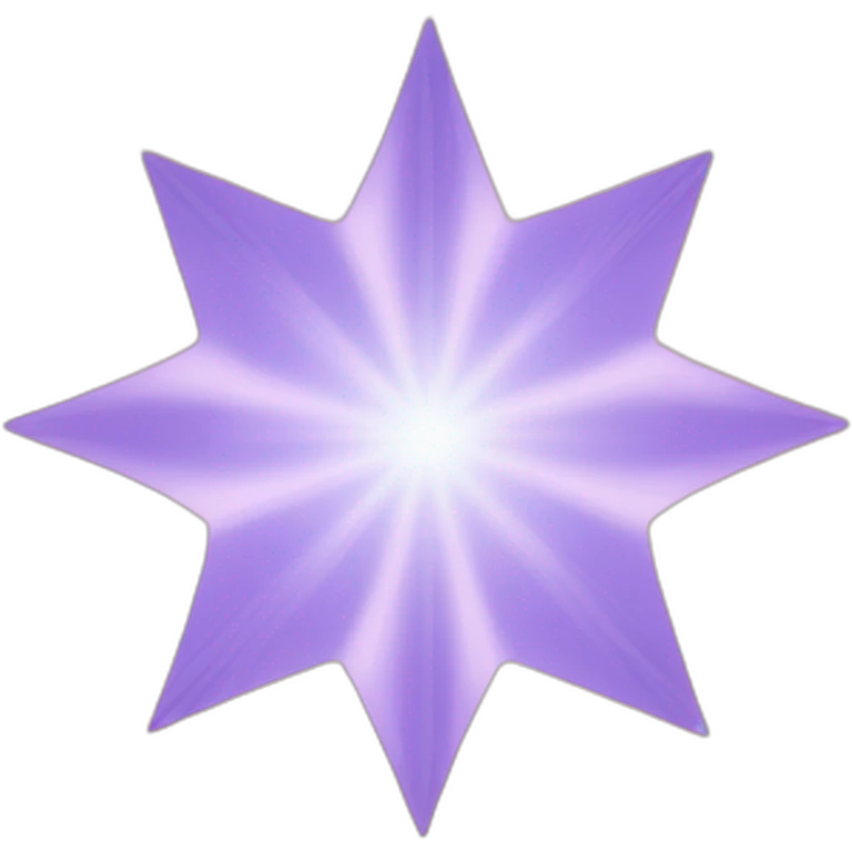 An individual star emoji with multiple rays emoji | AI Emoji Generator