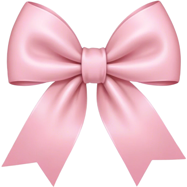 light pink bow on light pink bow emoji