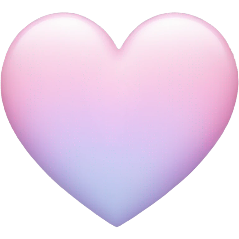 Pastel heart emoji
