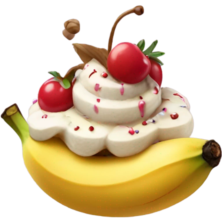 Banana split  emoji