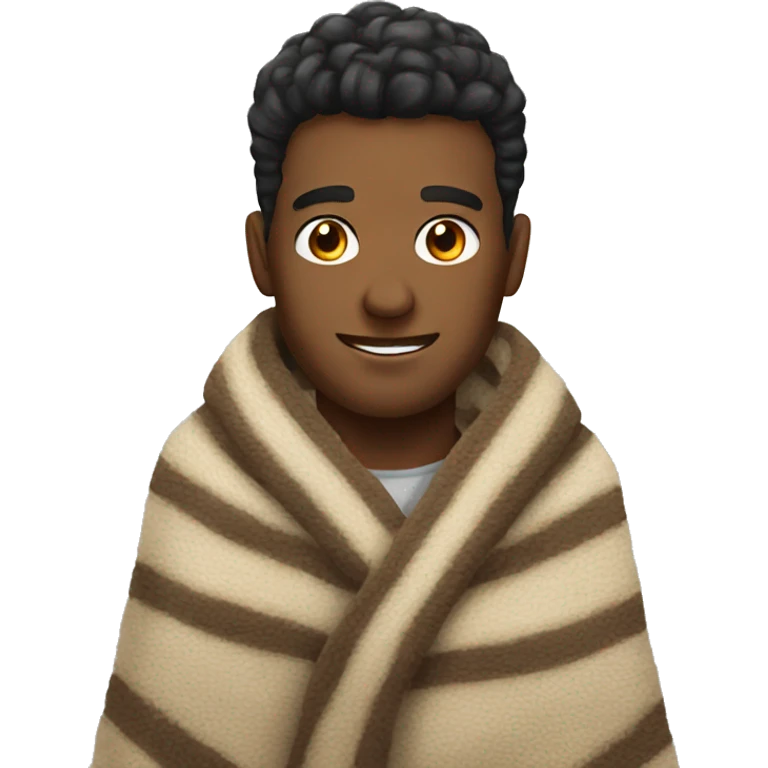 Cozy blanket emoji