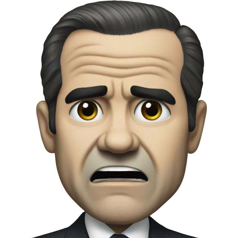 Nixon is scared emoji